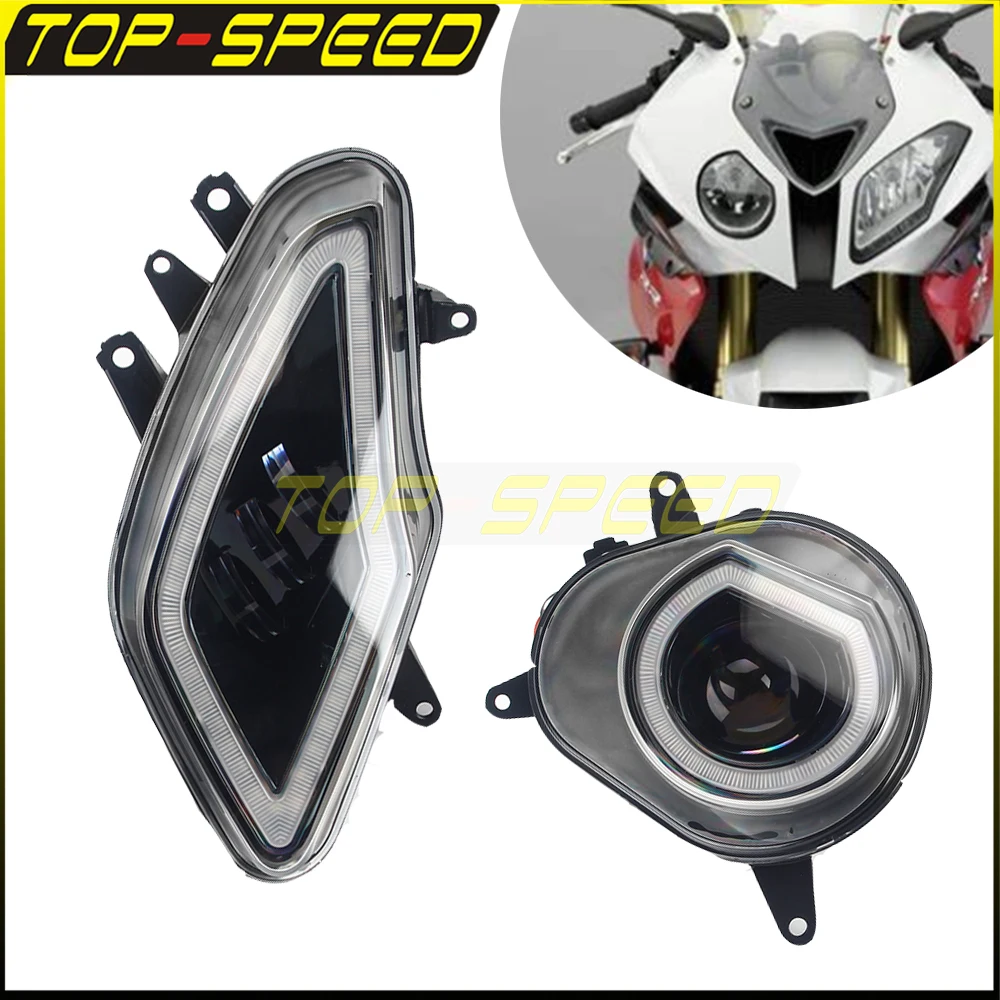 Motorcycle 12V Headlamp Replacement Head Lamps Kit Waterproof Headlights Daytime Running Light For BMW S1000RR S 1000RR 2009-14