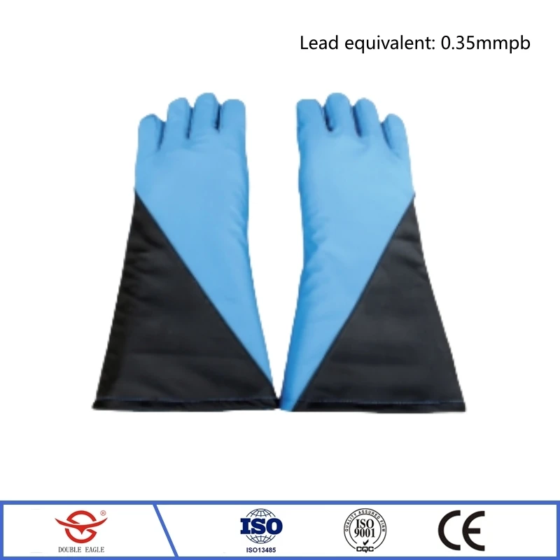X-ray radiological protection 0.35mmpb super soft lead gloves radioactive workshops nuclear radiation protective lead gloves