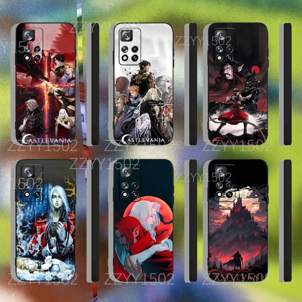 

Чехол C-Castlevania Anime для Samsung S25, S24, Ultra, S20, S30, Plus, S22, S23, Ultra, Plus, 5G, черный, силиконовый, мягкий