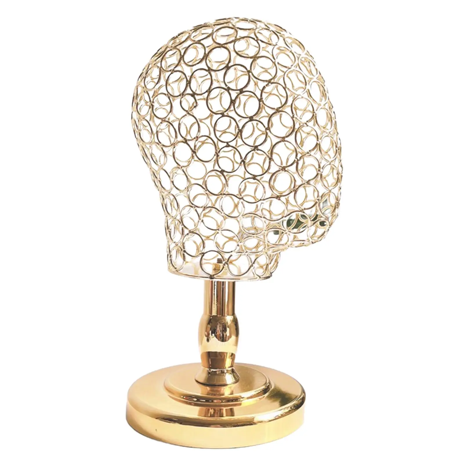 Hats Hairpieces Display Stand Holder with Mannequin Head for Home Salon Shop Storage Wig Making Caps Organizer Rack