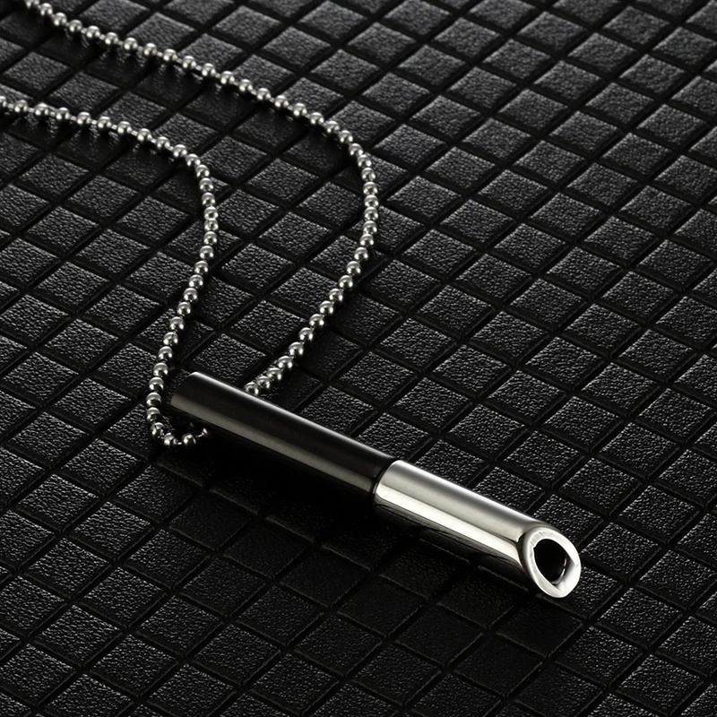 Breathlace Stress Relief Necklace Portable Mindful Breathing Tool Calming Anxiety Chain  Quit Accessory