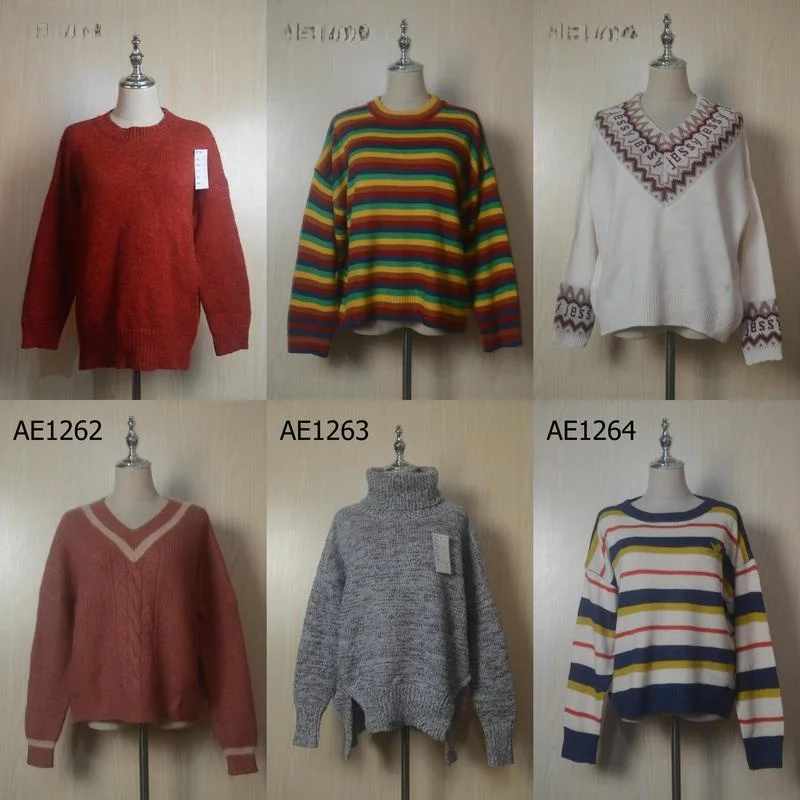 

Autumn Winter Women's Loose Fit Sweater Vintage Fabric Lazy Sle Long Sve Overhead Warmth Emitting Regular Thin