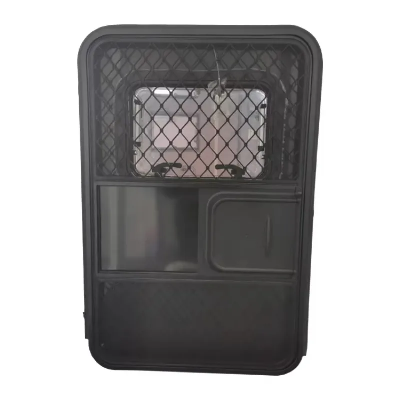 650-900mm Aluminum Alloy Door Frame Single Point Lock Door For Trailer RV Caravan