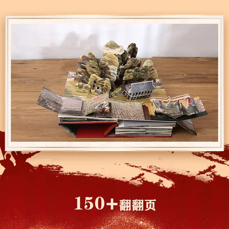 Stereoscopic (Long March) Red star according to my heart stereoscopic pop -