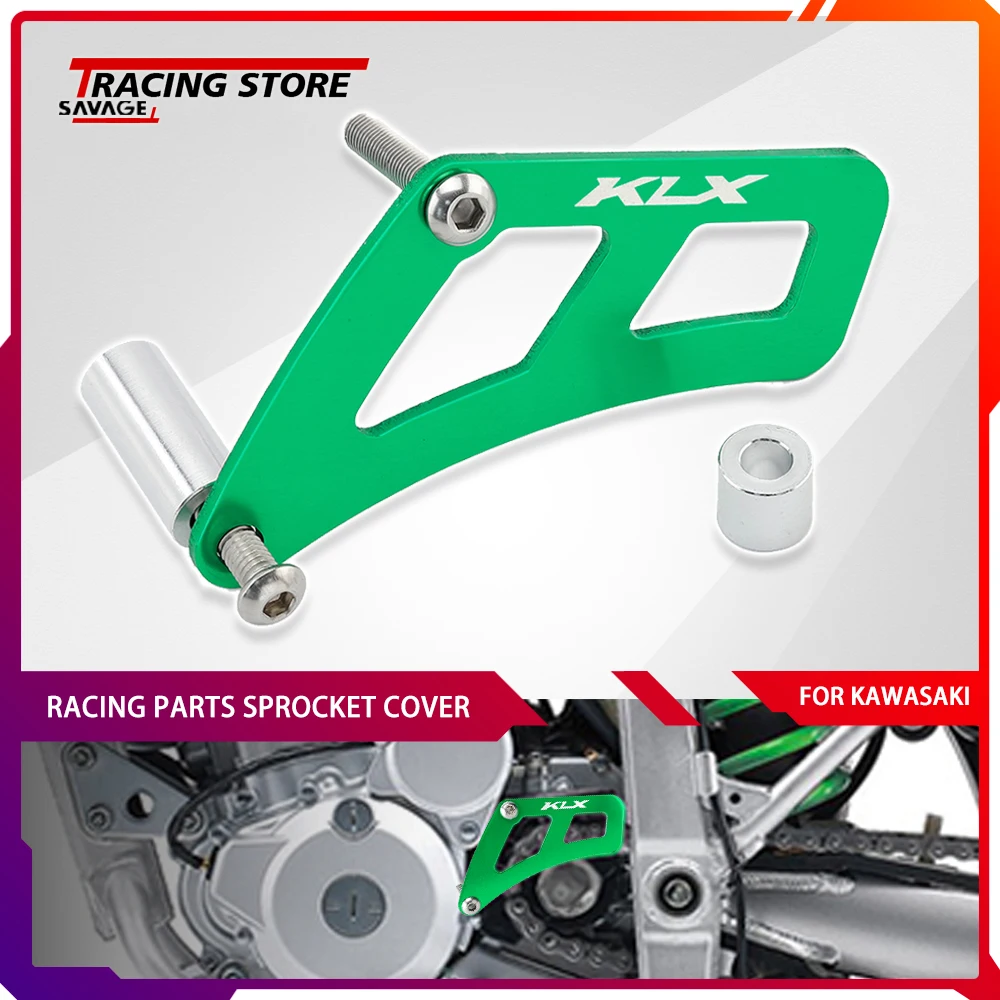 For Kawasaki KLX250 KLX250S KLX250SF KLX300 KLX300R KLX300SM Racing Front Sprocket Cover Chain Guard Protector Motorcycle Parts