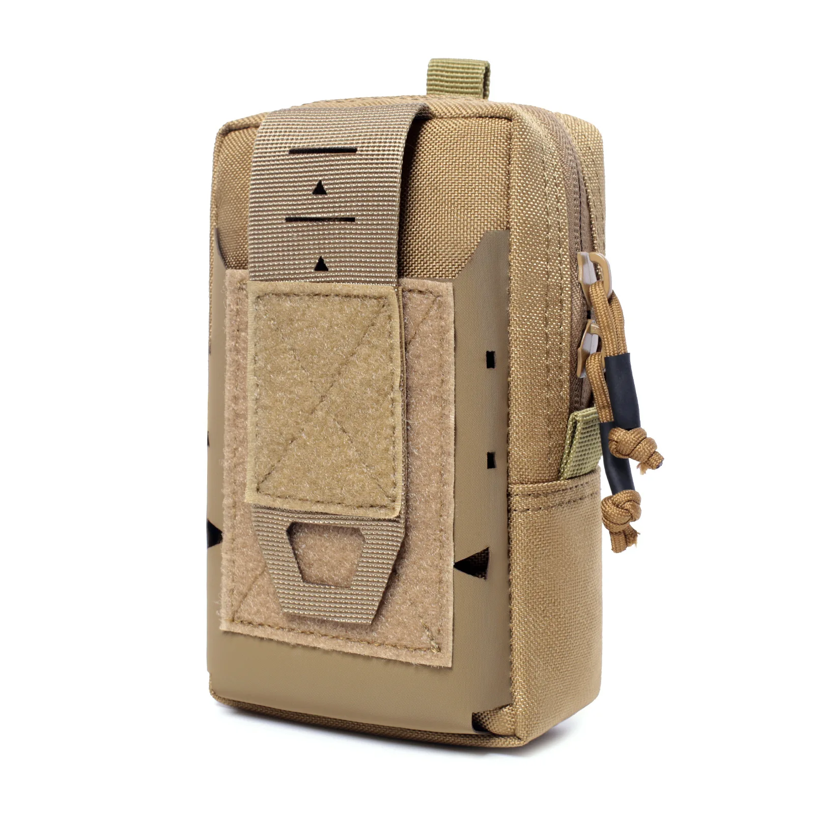 1000D Nylon Outdoor Mobile Phone Pouch Molle Mobile Phone Holster Bags Waist Pack for Men Camping Hiking EDC Pouch