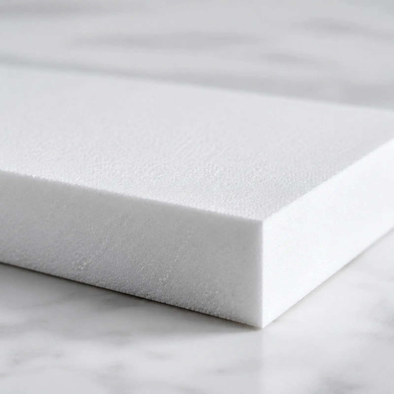 Lightweight White Foam Board for DIY Crafts Hand Cutting Carving Textured Surface Rigid Foam Sheet for Scene Models and Hobby