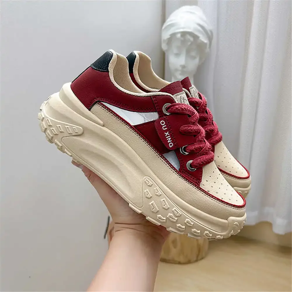 Bicolor Red Wine Shoes White Sneakers Tennis Women\'s Red Luxury Brand Women Sneakers Sports New Fast Super Sale Teniis