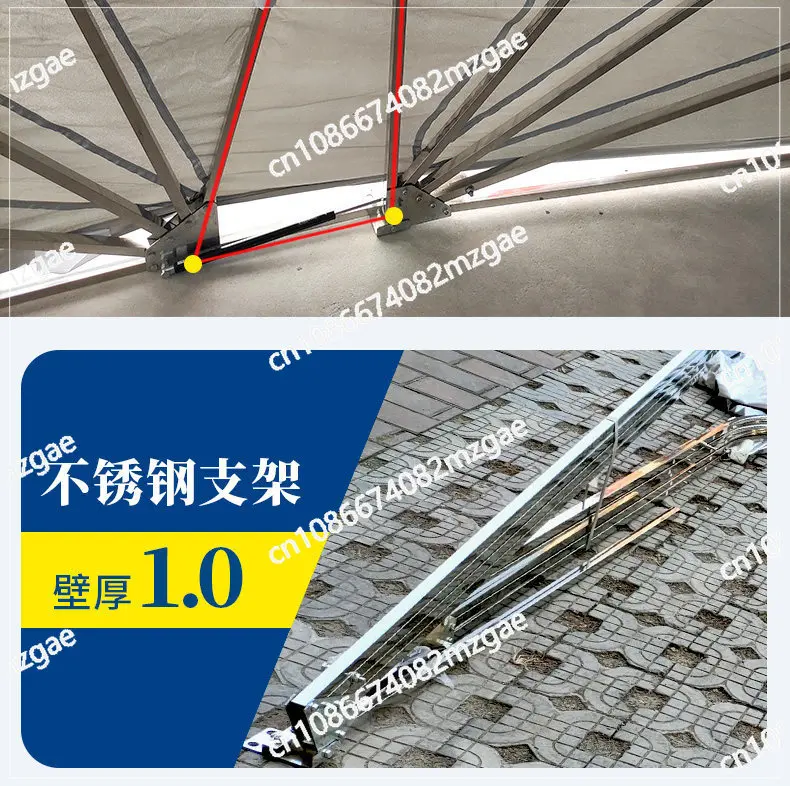 Car Awning Roof Tent Outdoor Sun Protection Rain Protection Automatic Folding Telescopic