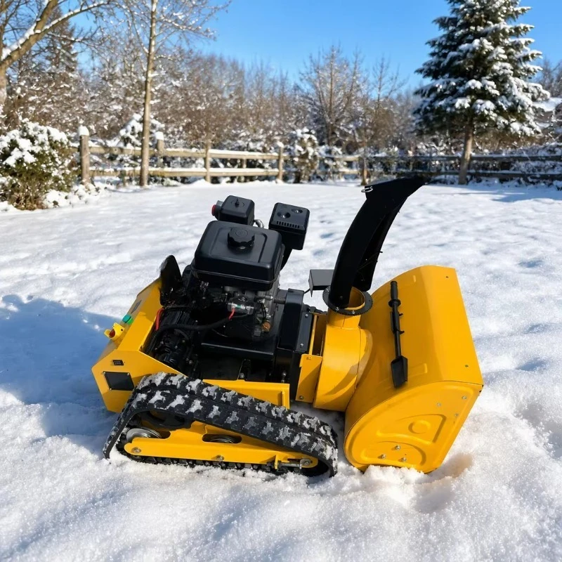 DH Blizzard 60 Remote Control Tracked Snow Blower 800mm 196cc Snow Removal Machine for Driveway