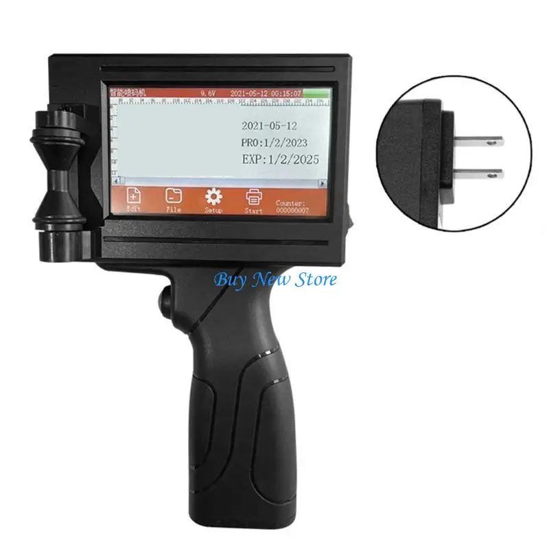 20CE YS300 12,7 mm jet-inkjetprinters voor productiedatum codebarcodes