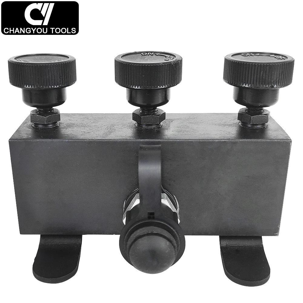 ZG 3/8 ذكر المقرنة ثلاثية الاتجاهات الموزع الهيدروليكي صمام مشعب #3