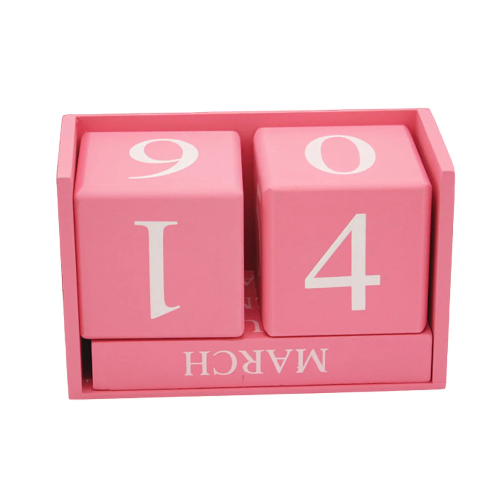 Retro Wooden Calendar Charming Addition To Any Shelf Mini Decoration Charming Addition To Any
