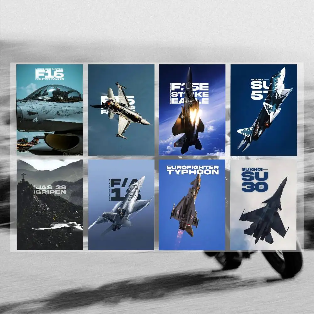 Fighter-Jet-Airplane-Aviation Japanese Motorcycle Sticker Suitable for Motorcycle Body Reflective Car Sticker Helmet Decal