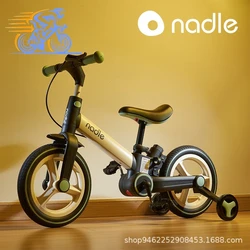 SKIG Bicycle Multi Functional Bicycle Sliding Bike Riding Child Rider Pushing Three Wheeled Bicycle Camping Home News Bici