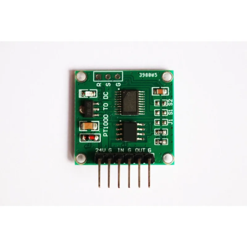 Thermal resistance to voltage PT1000 to 0-5V 0-10V linear conversion, temperature transmitter module