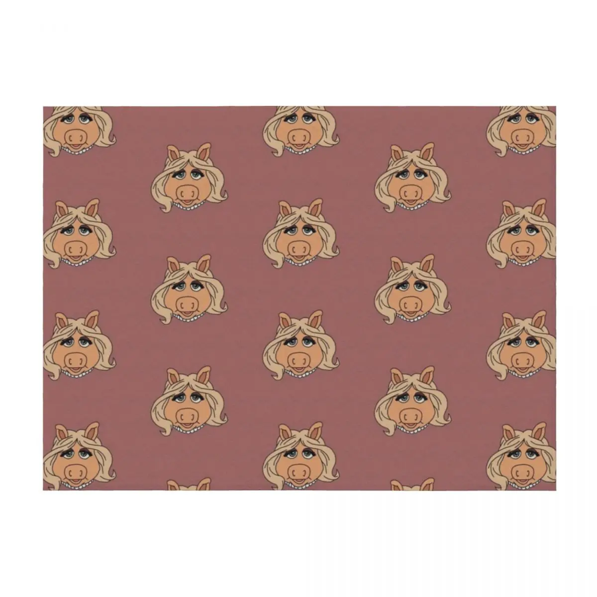 

Miss Piggy Throw Blanket Beach Furry Decoratives sofa bed Blankets