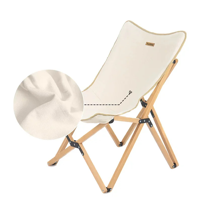 Naturehike Folding Wooden Chair Outdoor Light Travel Chairs Foldable Lazy Seat Fishing Picnic BBQ Chair Garden Backrest Chairs