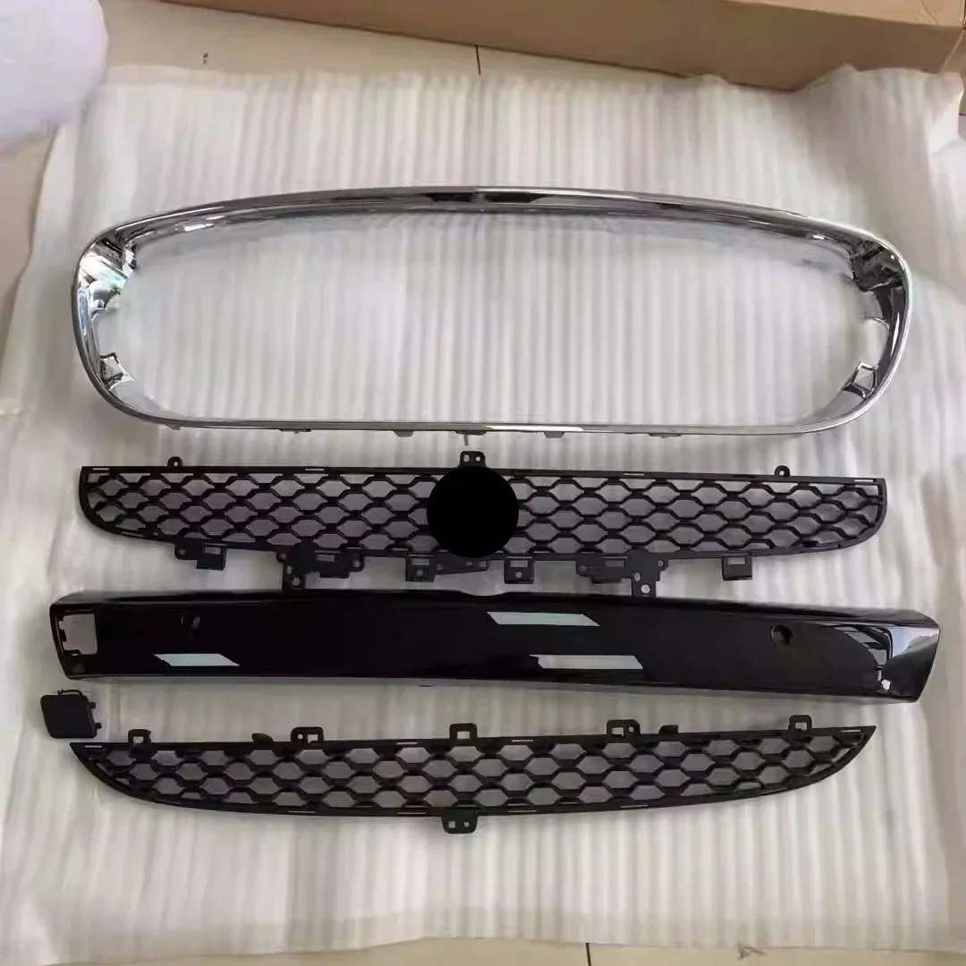 Body Kit Radiator Grille Grid Mask Grill for Land Rover for Jaguar FT license plate Auto Accessories