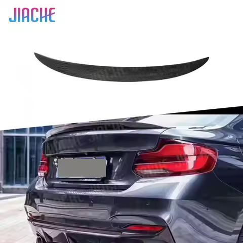 Rear Spoiler Rear Deck Spoiler Car Wing For BMW 2 Series F22 F87 M2 Coupe 2014-2019 ABS Duckbill Rear Trunk Wing Car Styling