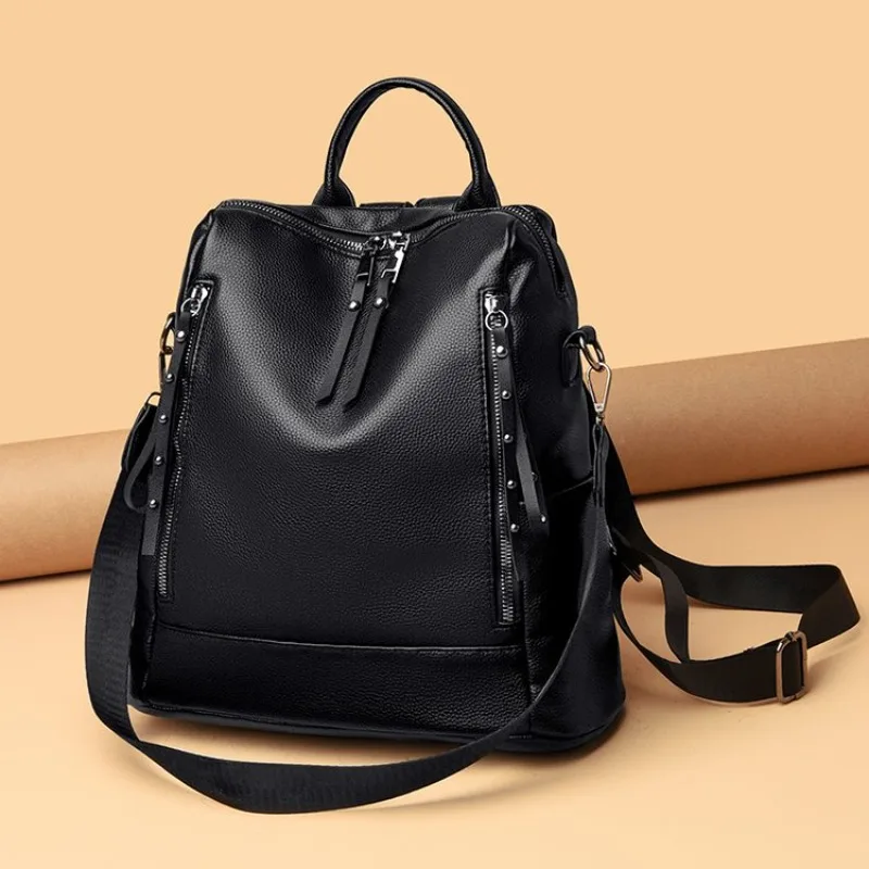 unique-luxury-ladies-diaper-bag-elegant-classic-leather-commuter-backpack-for-women-stylish-casual-simple-vintage