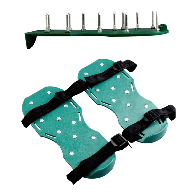 

MAKE-1 Pair Garden Grass Scarifying Shoes 4.2CM Lawn Nail Shoes Scarifying Shoes Self-Leveling Epoxy Tools