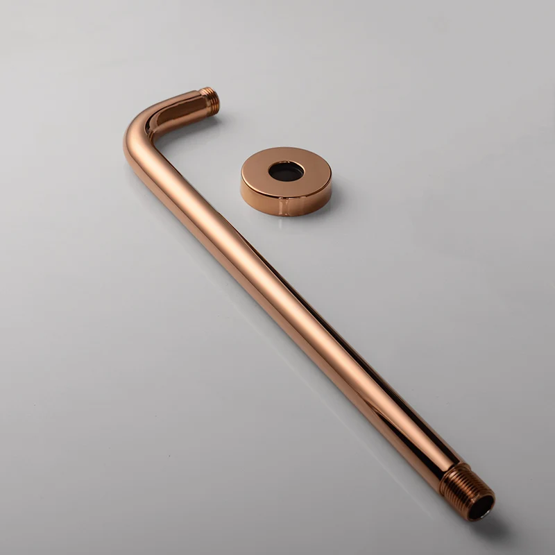 Wall Mounted Shower Arm bathroom Shower Accessories Shower Head Support brushed rose gold, brushed gold, grey, black, White