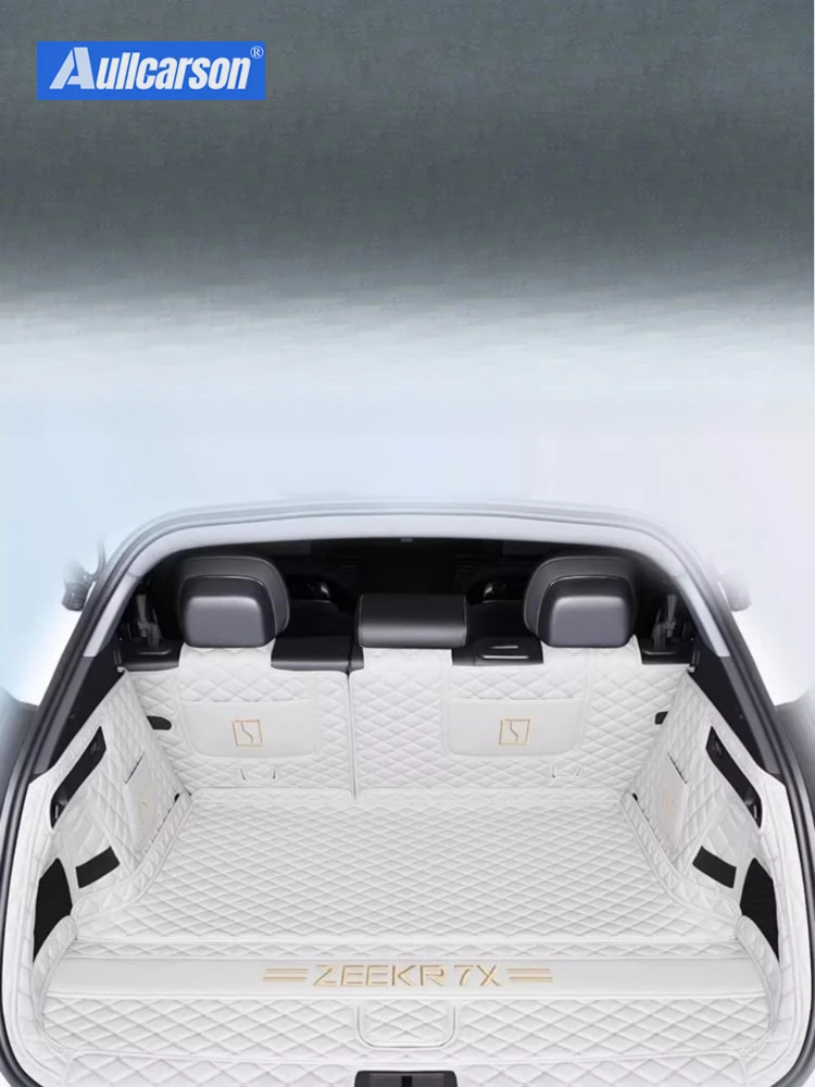 Voor Zeekr 7x2024 2025 Aangepaste Kofferbak Mat Leer Duurzaam Cargo Liner Boot Tapijten Interieur Cover Met Gift accessoires - afbeelding 2