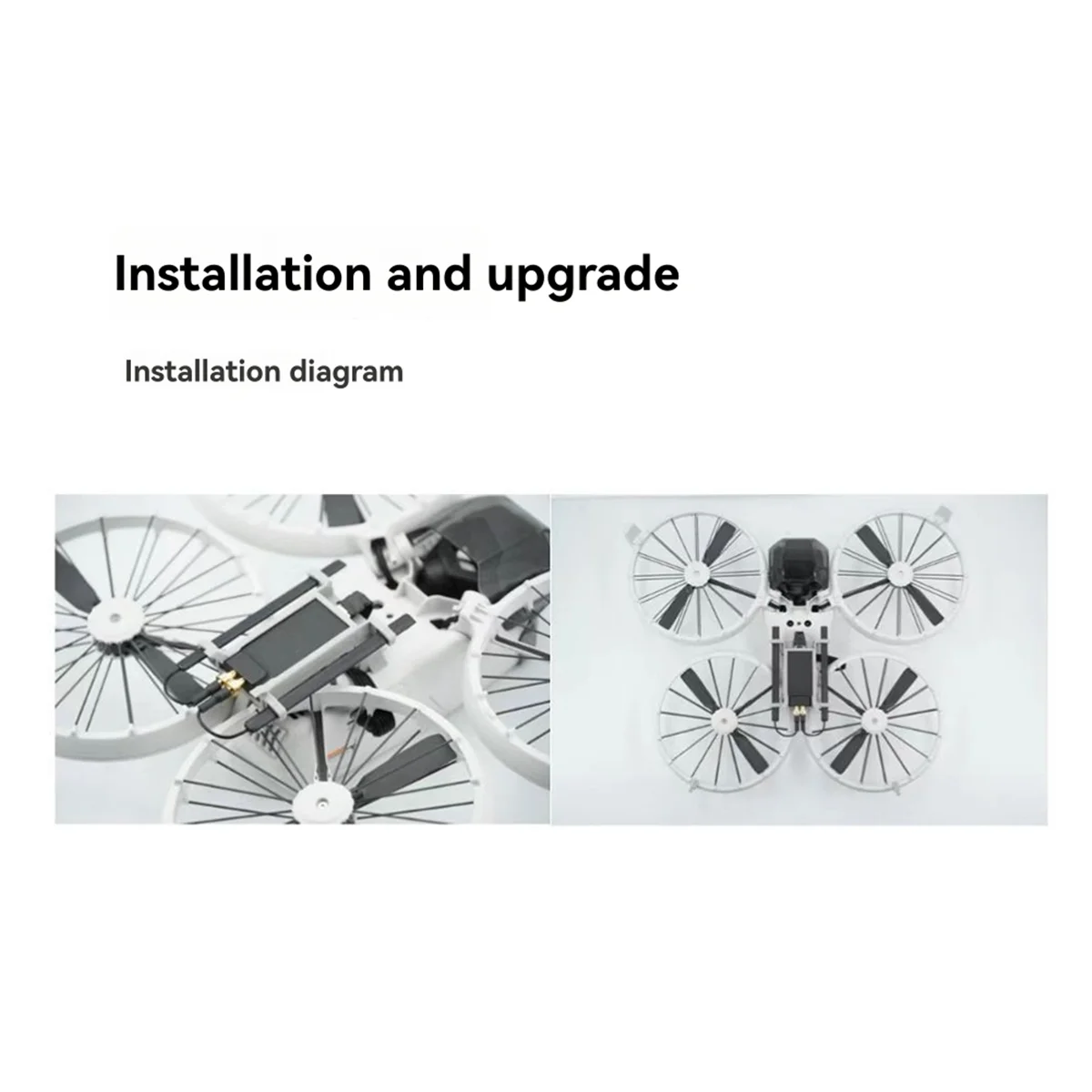 Kit de instalação para módulo DJI Flip 4G, completo com suporte fixo -Y18A