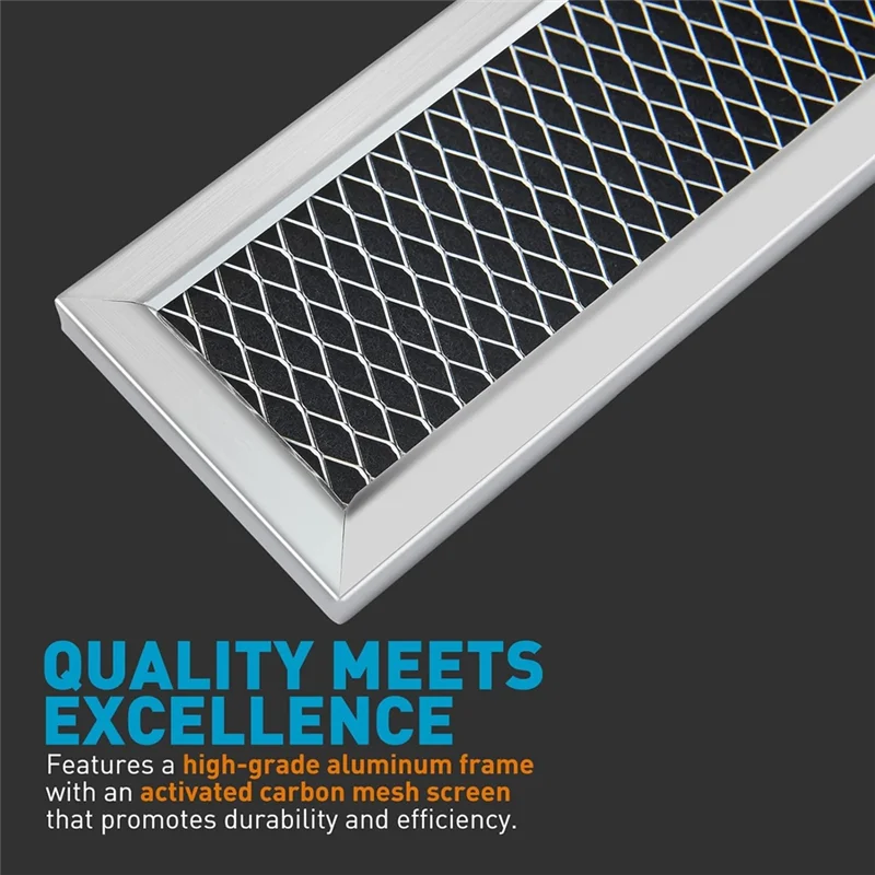

B59B-2Pcs Microwave Charcoal Filter Replacement For GE JX81L WB02X11550 Microwave Filter Air Carbon Filter For Kitchen