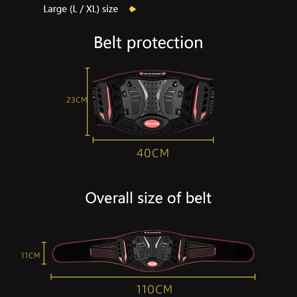 Motocross Off Road Racing Safety Belt Breathable Off-Road Riding Kidney Support Belt Motorcycles Riding Protective Accessories