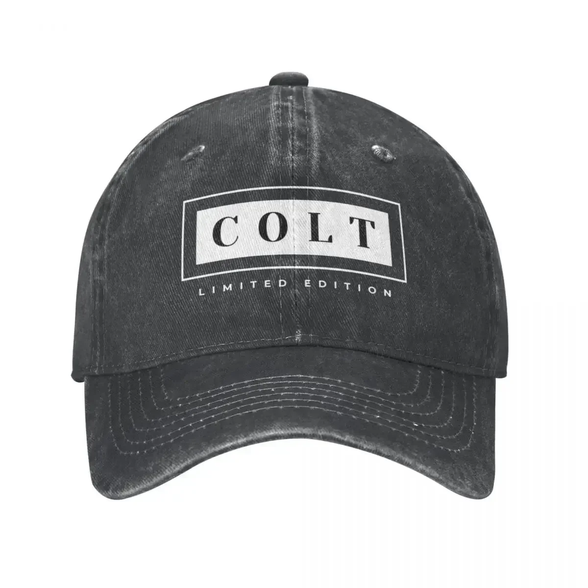 Colt Baseball Cap Retro Distressed Washed Firearms Sun Cap Men Women Outdoor All Seasons Travel Adjustable Hats Cap