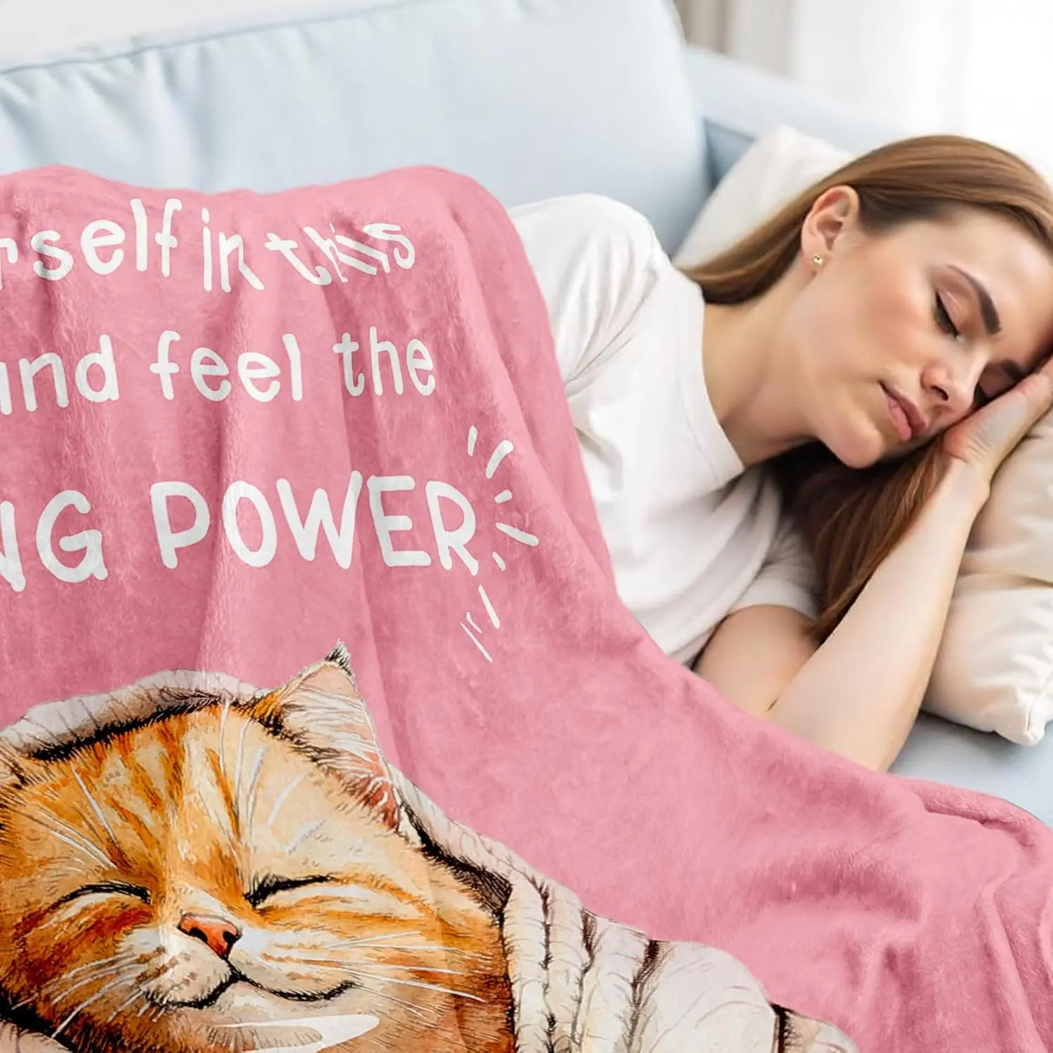 احصل على هدايا جيدة للنساء والرجال بعد الجراحة، احصل على هدايا جيدة قريبًا - بطانية، تشعر بالهدايا بشكل أفضل للنساء