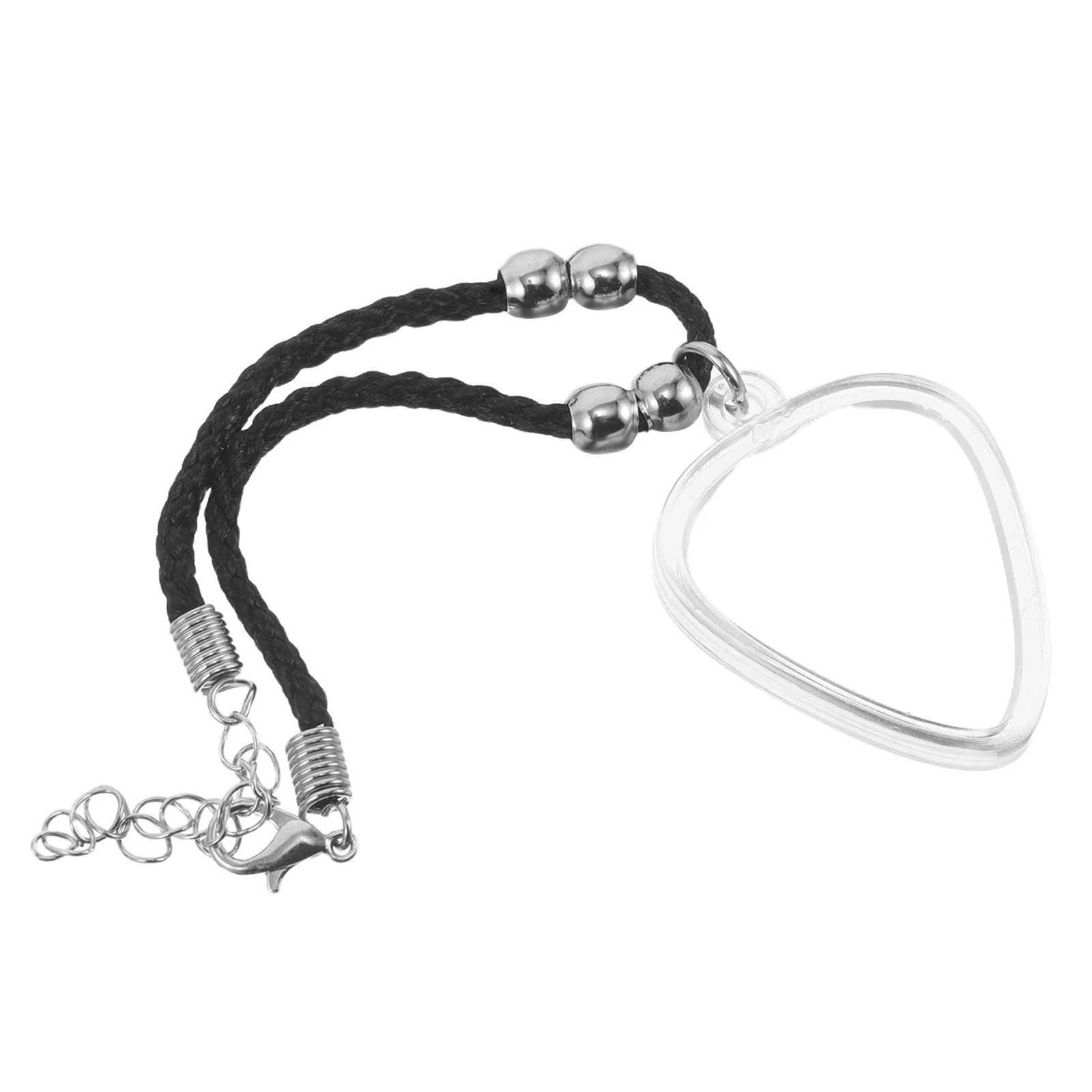 

1 set Heart Shape Guitar Pick Holder Bracelet Mini Storage Case For Musicians Portable Travel Accessory Compact Pick Organizer