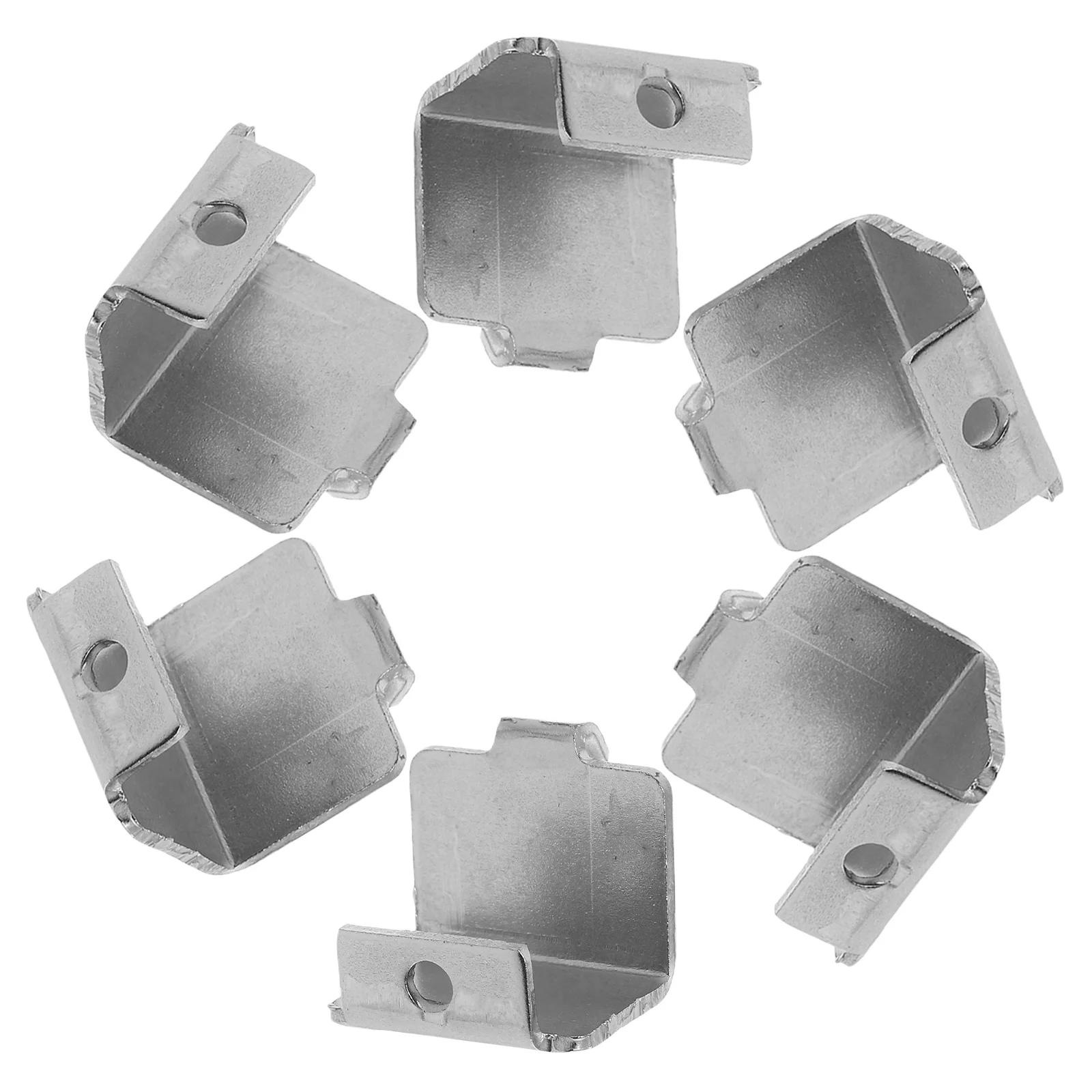 

6pcs Refrigerator Shelf Clips Aluminum Bracket Fridge Accessories Durable Antislip Design Spacesaving Solution Cooler Shelf