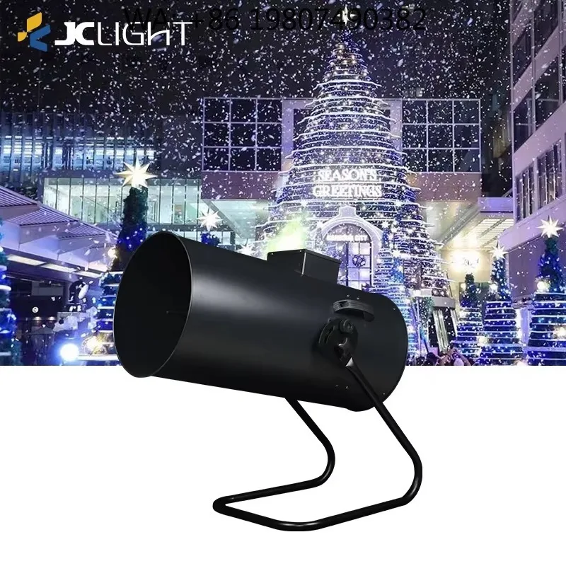 2000W Outdoor Moving Head Snow  Remote Spray Artificial Snow Generator for Christmas Event Stage Atmosphere FX