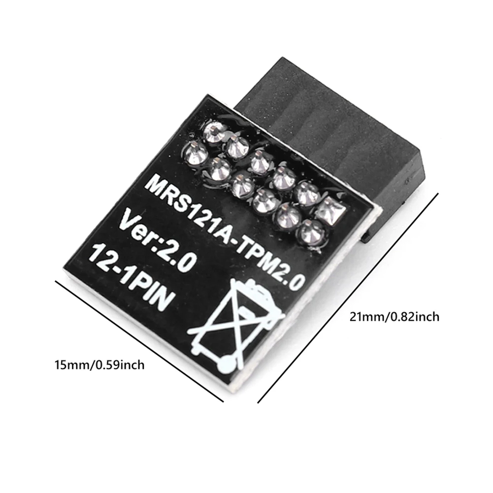 وحدة التشفير TPM 2.0 LPC-12PIN بطاقة اللوحة الأم وحدة منصة موثوقة SATA للوحة الأم جيجابايت Win11