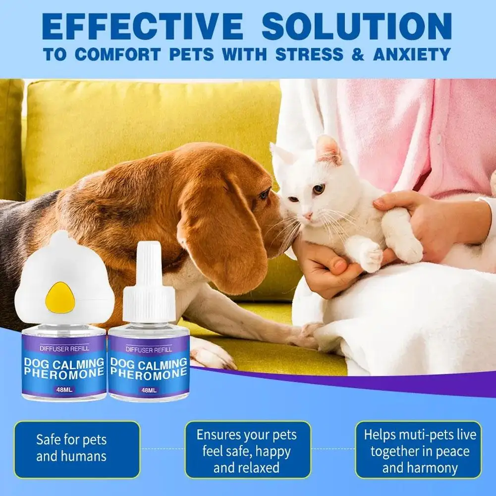 NEW High-end Pet Calming Liquid Dog Emotions Relief Noise Reduction Train Anti Anxiety Pet Liquid Supplies Calm Down Fluid