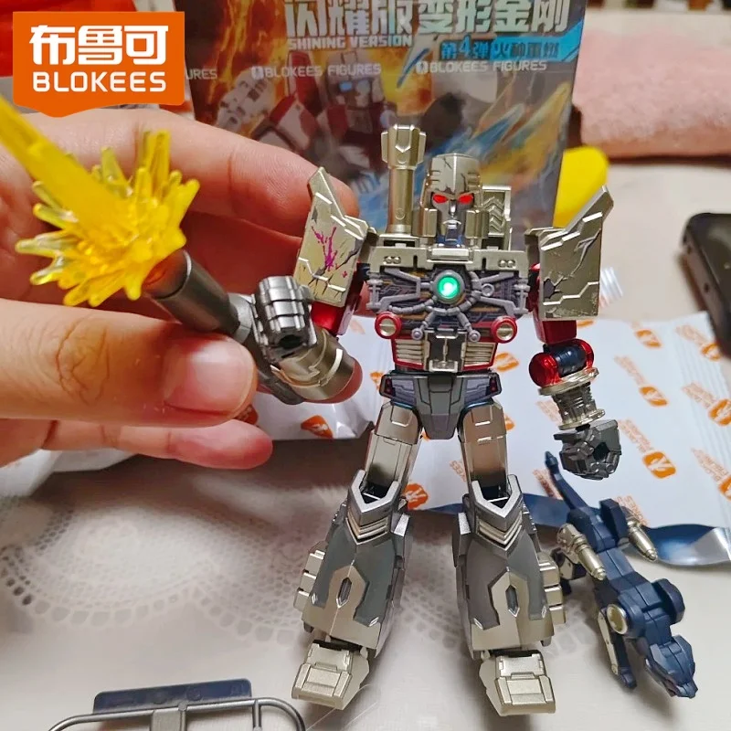 

BLOKEES Transformers Shining V4 Megatron Action Figure Transformation Assembly Model Allspark Reignited Collector Toy Gift