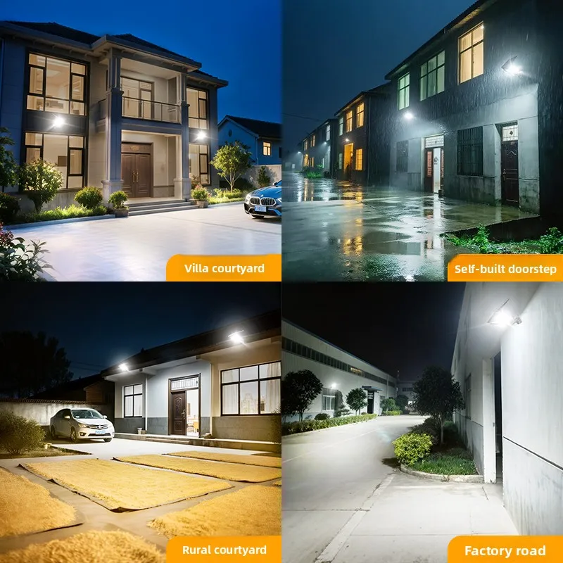 أضواء الشمسية في الهواء الطلق مع 3 طرق محس حركة السوبر مشرق الجدار مصباح IP65 مقاوم للماء ضوء الشارع لحديقة ساحة مسار المرآب #2