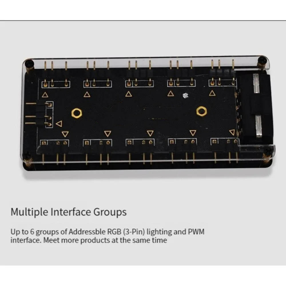 마더 보드 RGB 허브, 선풍기 허브, 5V, 3 핀, 1 개