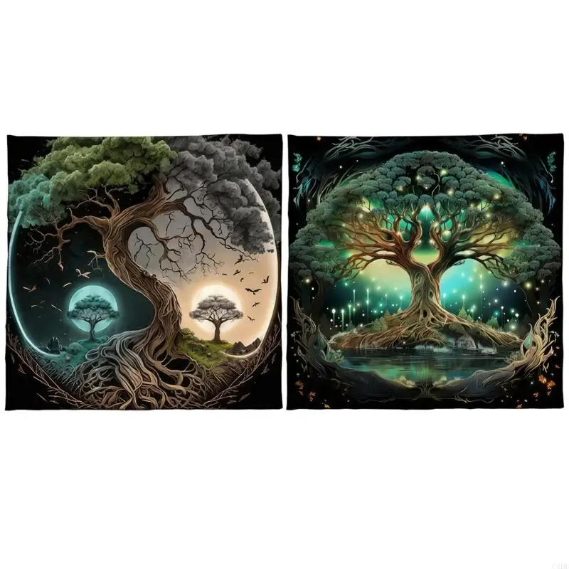 

Деревья жизни скатерть Таро карты скатерть алтари ткань астрология гадания квадратная ткань гобелен домашний декор
