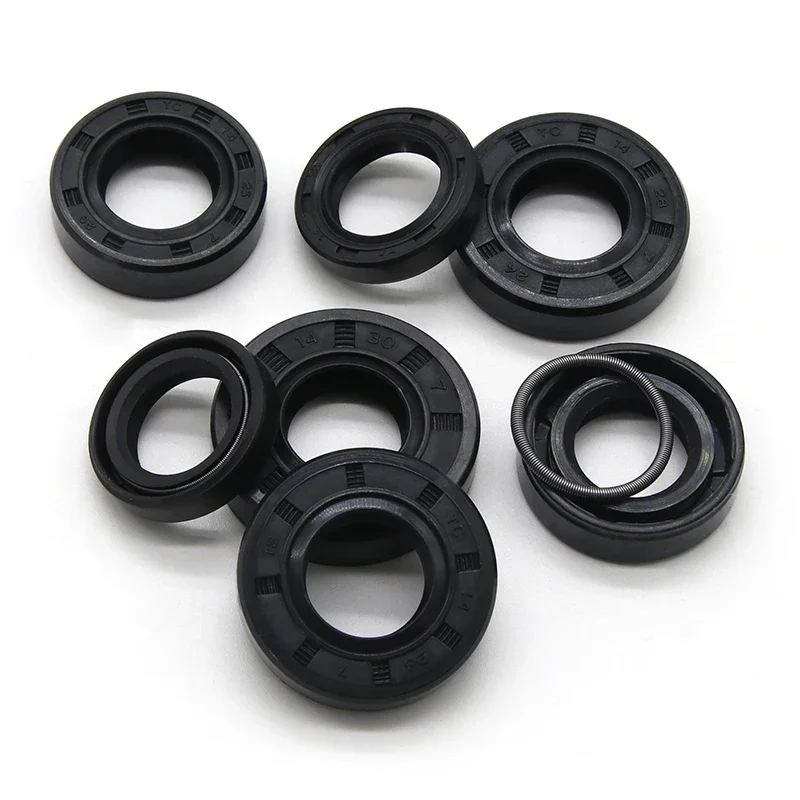 2/5/10pcs ID 14mm NBR Oil Seal TC-14*22/24/25/26/27/28/30/35*5/6/7/8/10mm Nitrile Rubber Shaft Double Lip Oil Seals