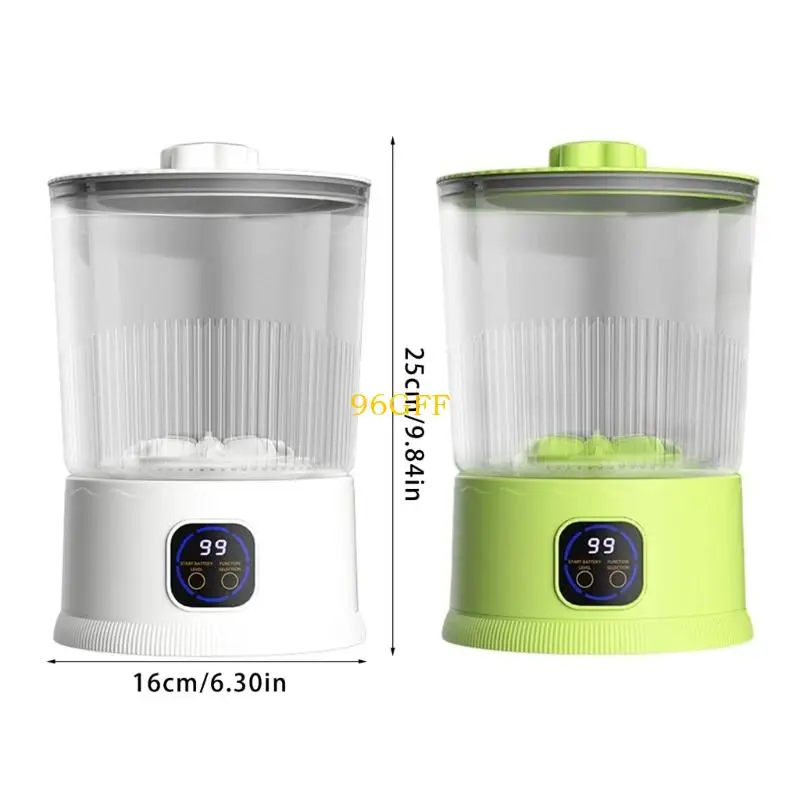 96GF Portable Washing Machine Wireless Mini Washer Deeply Clean Small Laundry Socks Underwear Baby Clothes Small Washer