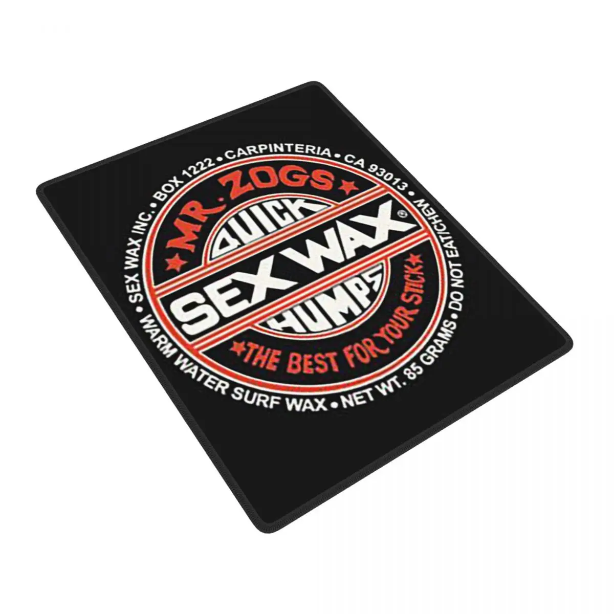 Mr Zogs Surfing Sex Wax Mouse Pad Gamer PC Laptop Mats Keyboard Computer Gaming Office Accessories Desk Mat