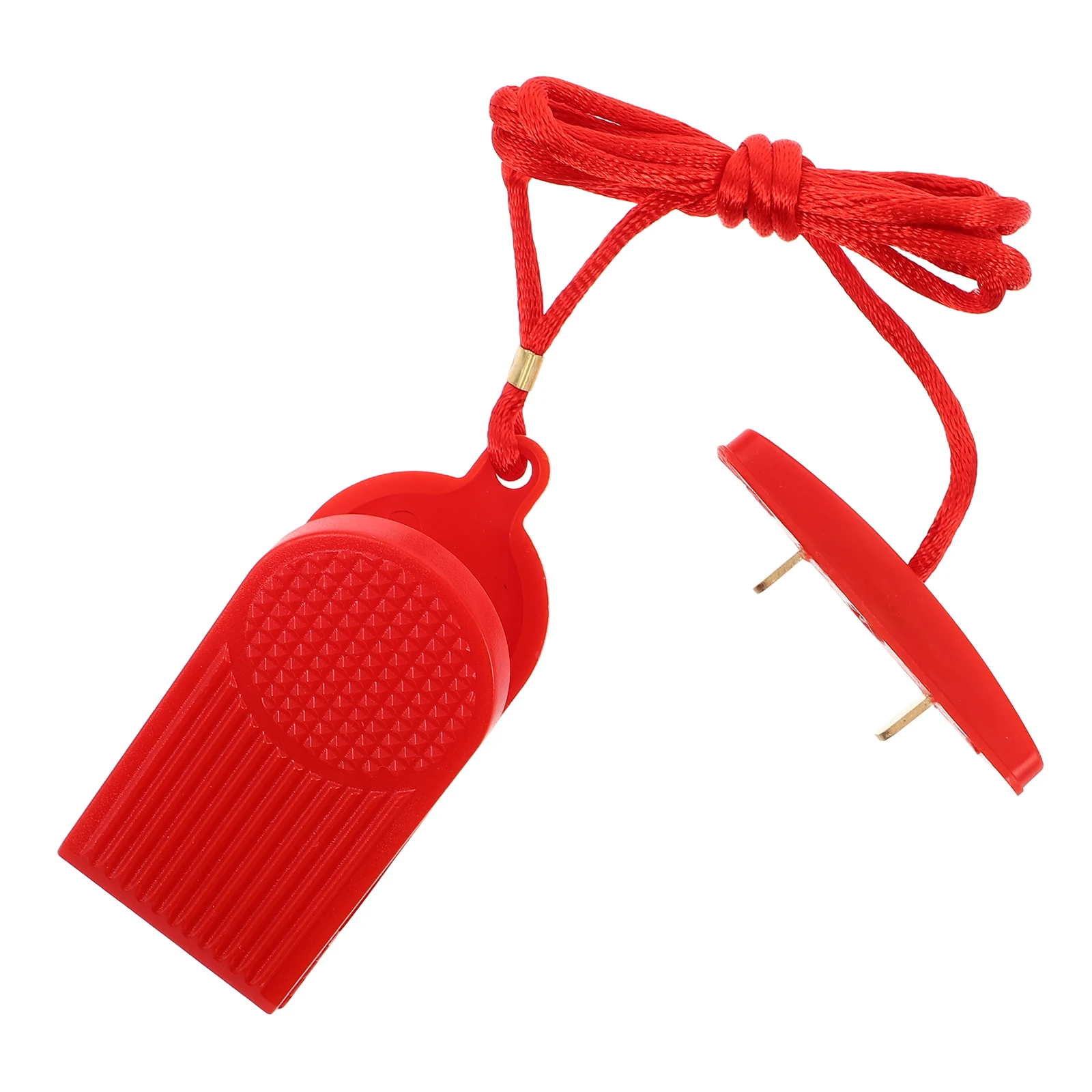 

1pc Dual Insert Emergency Stop Switch For Key Replacement Running Machine Security Lock Fitness Equipment