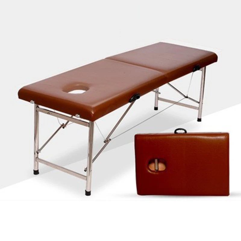 

Portable Folding Table Stretcher Professional Aesthetic Beds Shampoo Medical Massage Eyelash Maca Portatil Tattoo Furniture JGY