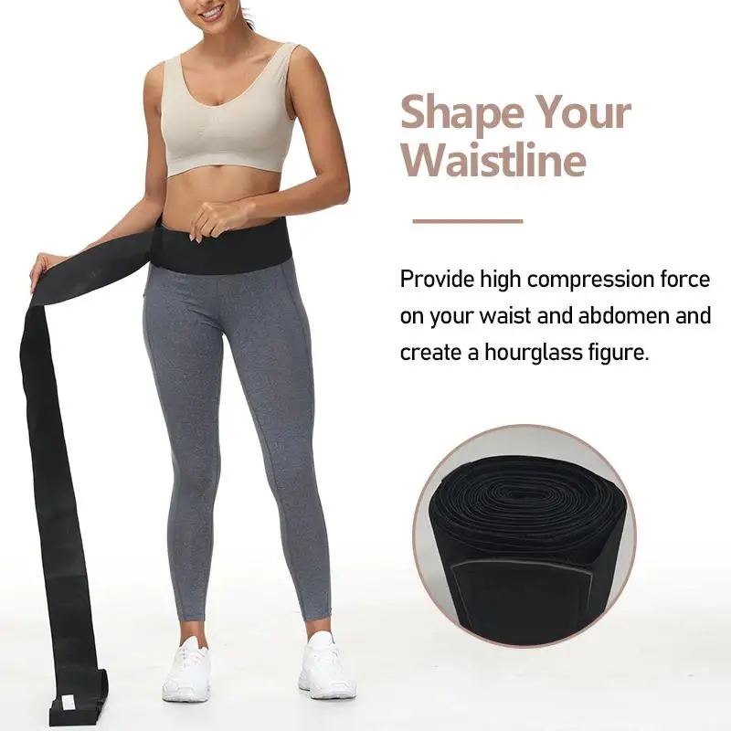 Slimming Bandage Wrap Waist Trainer Shaperwear Belt Women Slimming Tummy Belt Corset Top Stretch Bands Cincher Body Shaper