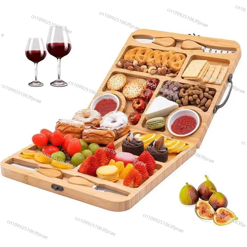 

Foldable Fruit Bread Cutting Board Deli Cheese Cutting Board Portable Snack Platter Butter Board