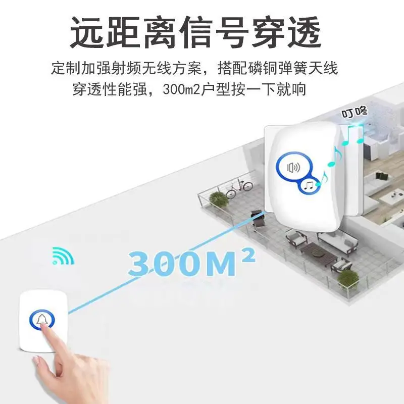 32 نغمة رنين إنذار لاسلكي ضيف ترحيب الرنين جرس الباب جرس الباب لحلقة باب أمان المنزل